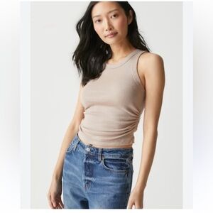 Michael Stars Mauve Ella Shine Tank Top